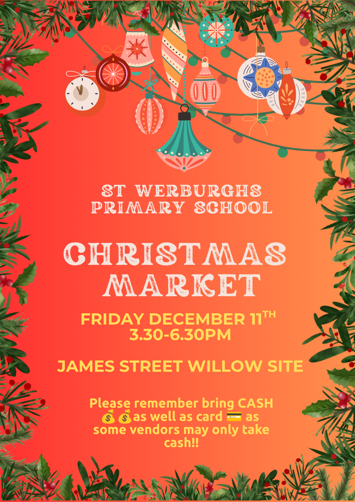 Christmas Market 11th December!